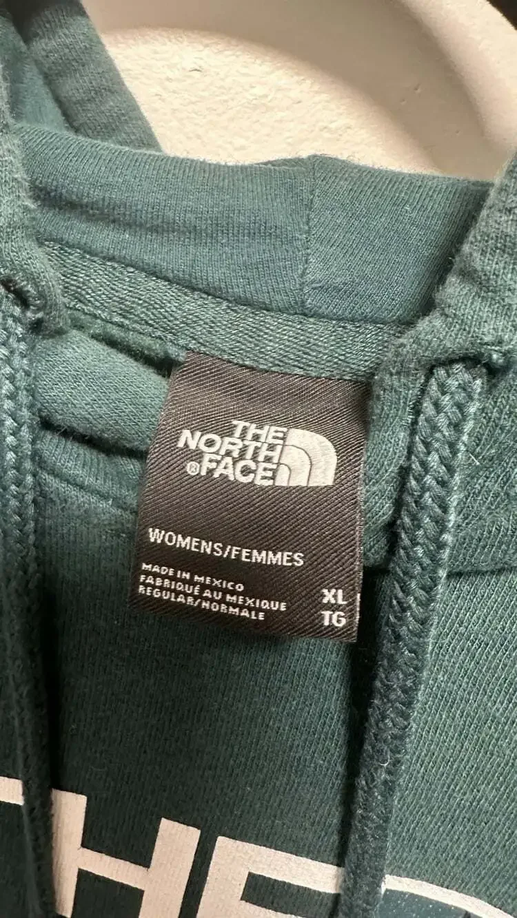 The North Face Women’s Deep Teal Hooded Sweatshirt Size XL